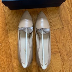 Cole Haan Nude Leather Flats